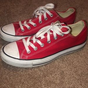 Red Converse All-Stars